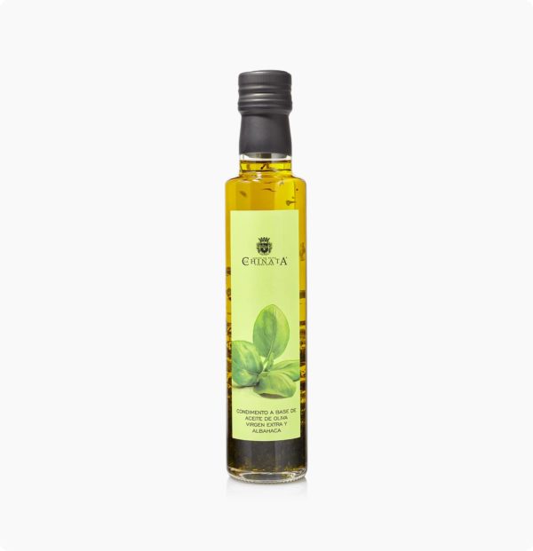 Aceite con albahaca